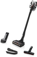 Bosch Staubsauger, schwarz/silber, Akku- Unlimited Gen2 Serie 8 BKS8214 W, beutellos, bis 45 Min Laufzeit, austauschbarer Akku