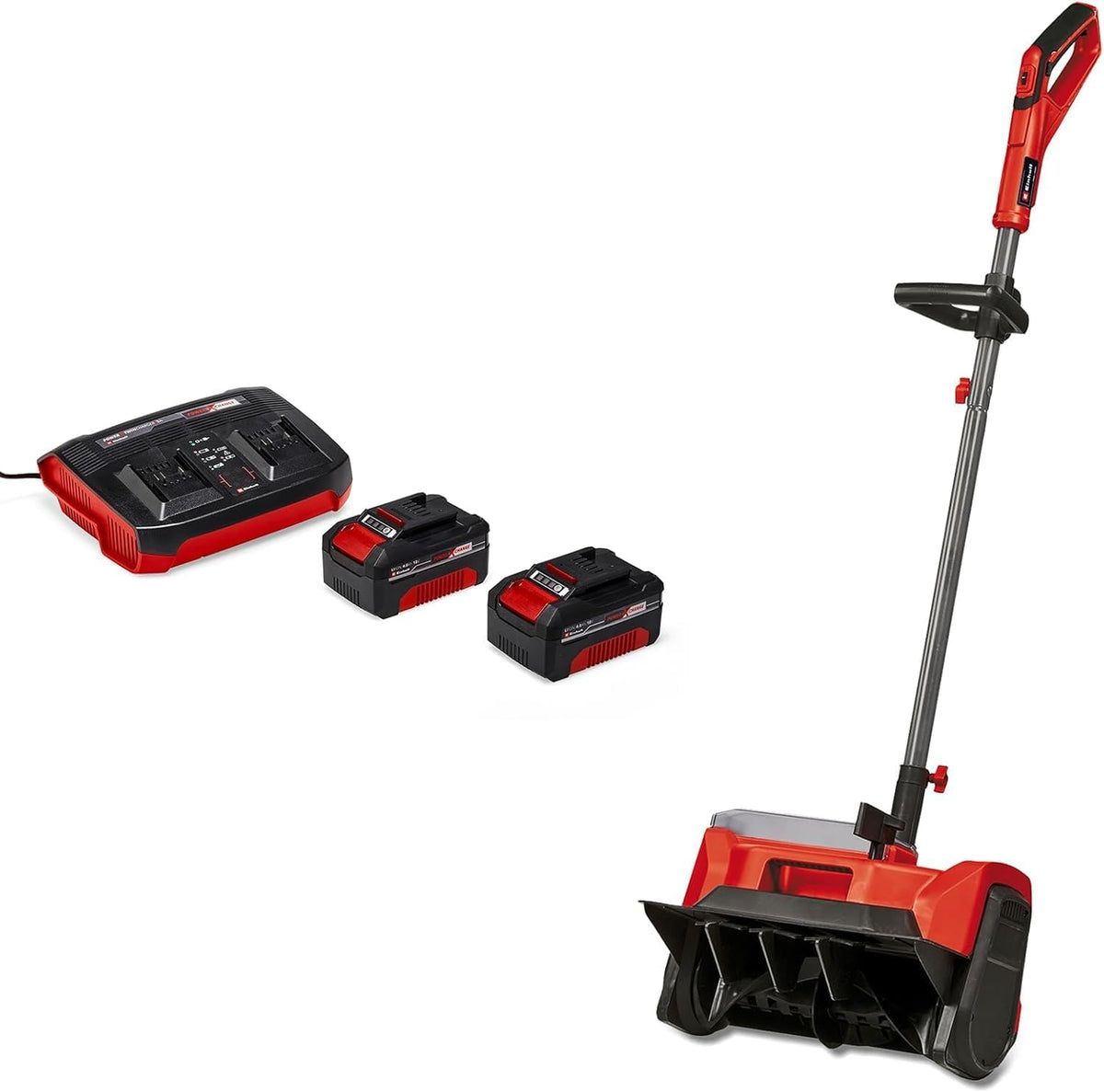 Einhell Schneefräse, 40 cm, 20 cm, 36 V, Grau, Akku- GE-ST 36/40 Li E Power X-Change (Li-Ion, Arbeitsbreite, max. Schneehöhe