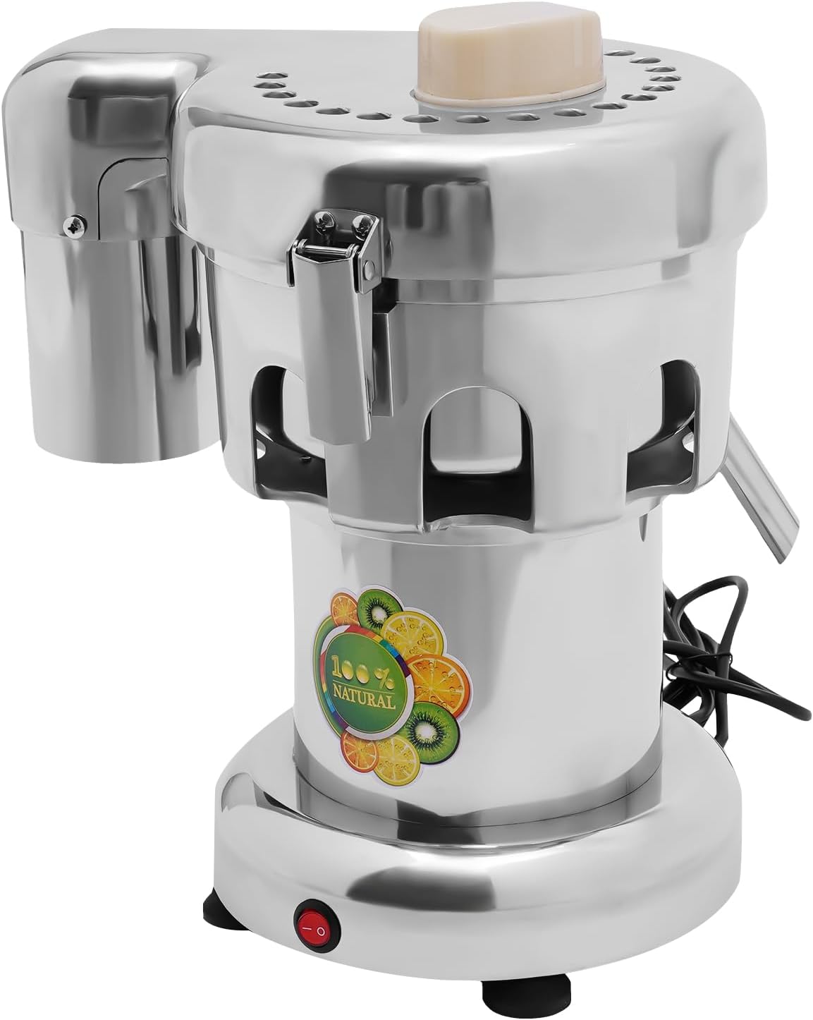 Giuffrida Schreibtisch, 370 W, 370 W, Rostfreier Stahl, Kunststoff, Gummi, Silber
