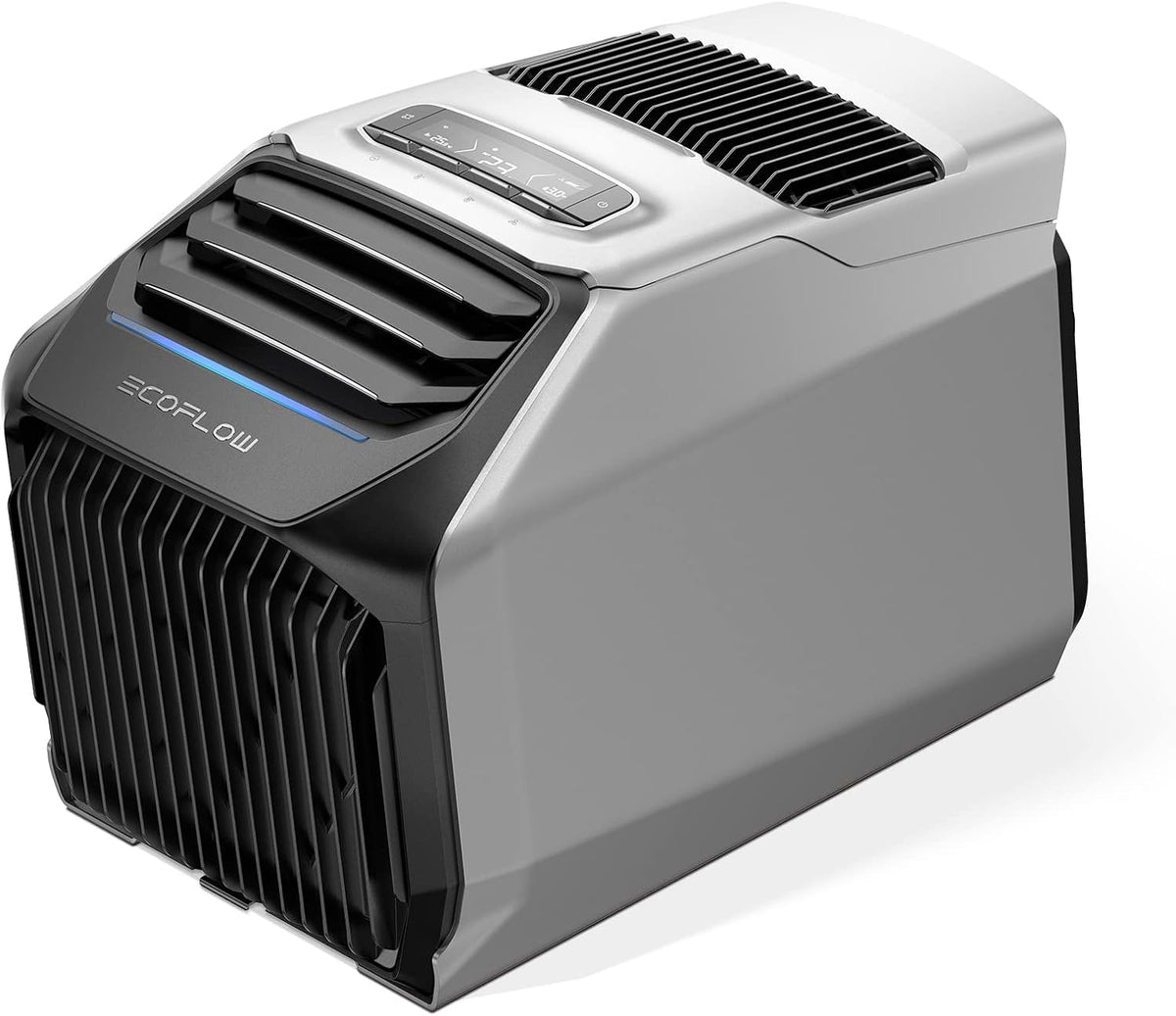 EF ECOFLOW Mobiles Klimagerät, Schwarz/Silber, WAVE 2 mobile Klimaanlage, 5100 BTU schnelle Kühlung, 6100 BTU Heizung