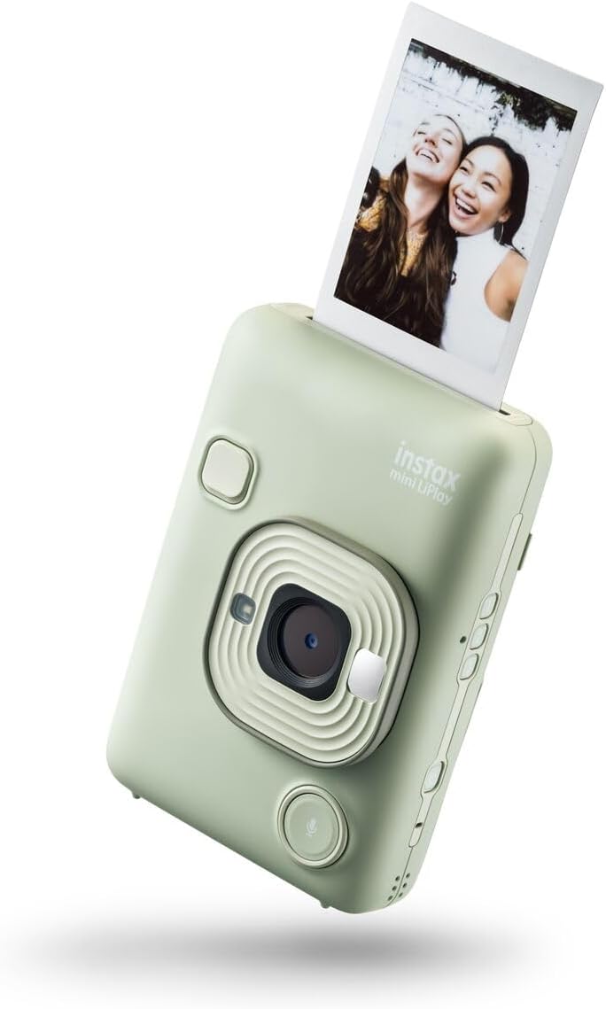 INSTAX Tragbare Fotodrucker, Grau, mini LiPlay 2 Digital Hybrid Camera