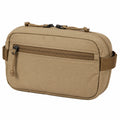 Gürteltasche 20 x 6 x 13 cm aus Polyester Khaki mit Reißverschluss für Alltag und Outdoor