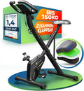 TRETMANN Fahrrad, 150KG, Schwarz/Grün, Bike, Neu Hometrainer Klappbar Set-extra bequem & leise-, Heimtrainer, Ergometer Heimtrainer Senioren
