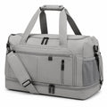 Sporttasche 50 cm Polyester Grau mit Schuhfach und Schultergurt