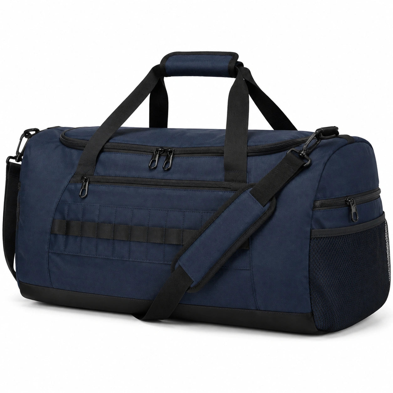 Sporttasche 55 x 28 x 30 cm Textilgewebe Blau Schwarz mit Schultergurt