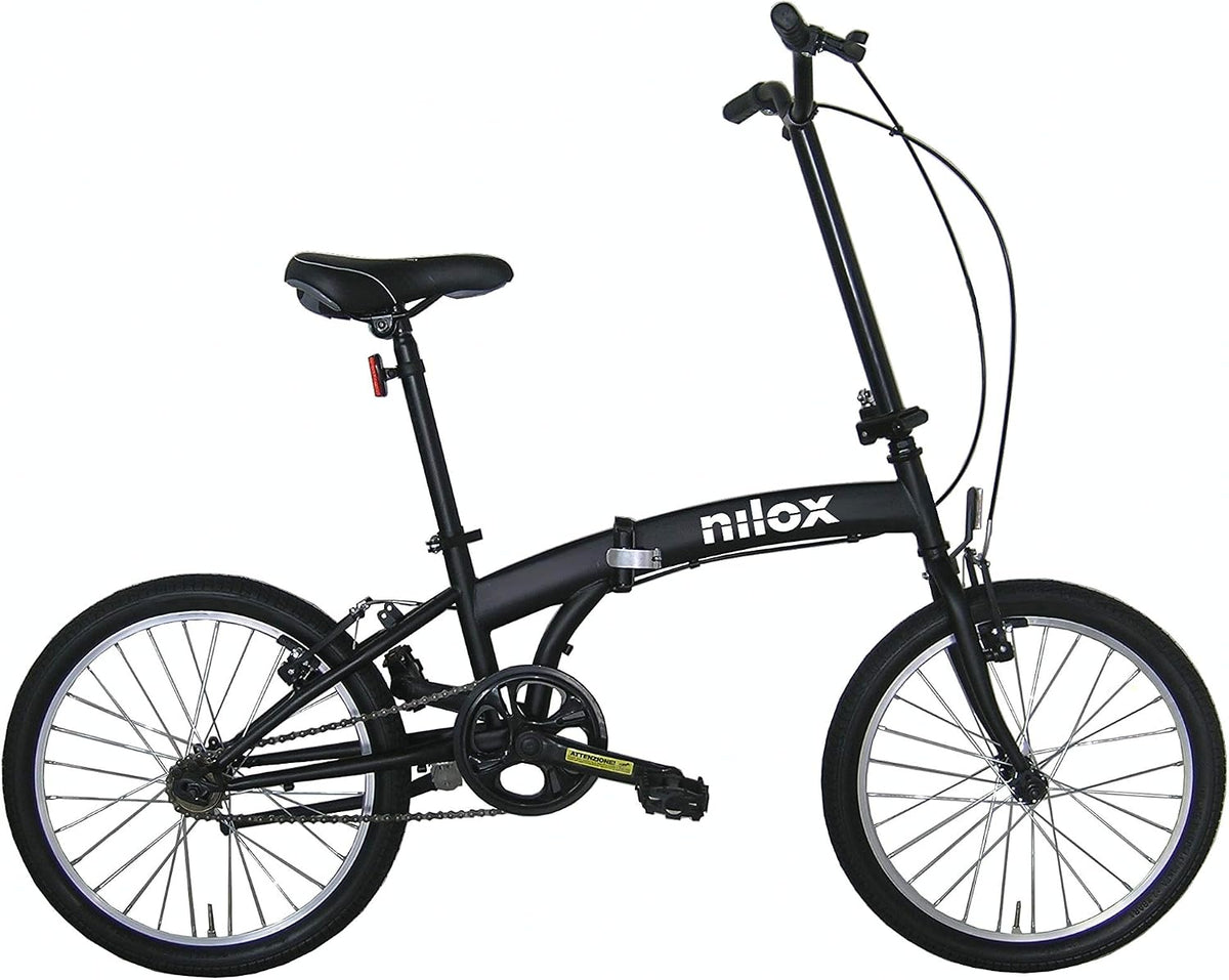 Nilox Fahrrad, 12 kg, Weiß, Bike, Bike X0 - Klapprad - Einfach zu Transportieren - Modernes, Gewicht - Mit 20' Alufelgen