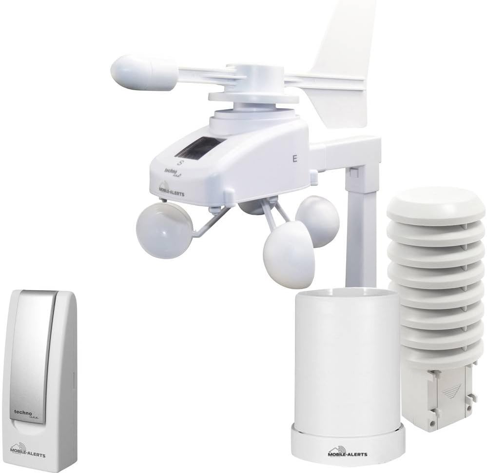 Technoline Wetterstationen, Schwarz, Techno Line MA 10061 Kit Mobile Alerts MA 10061 WLAN