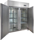 GastroHero Kühlschrank, 1350 Liter, Weiß, ECO 1300 GN 2/1 Monoblock Gastronomie Gastronomiebedarf, Großvolumiger freistehend Gewerbe