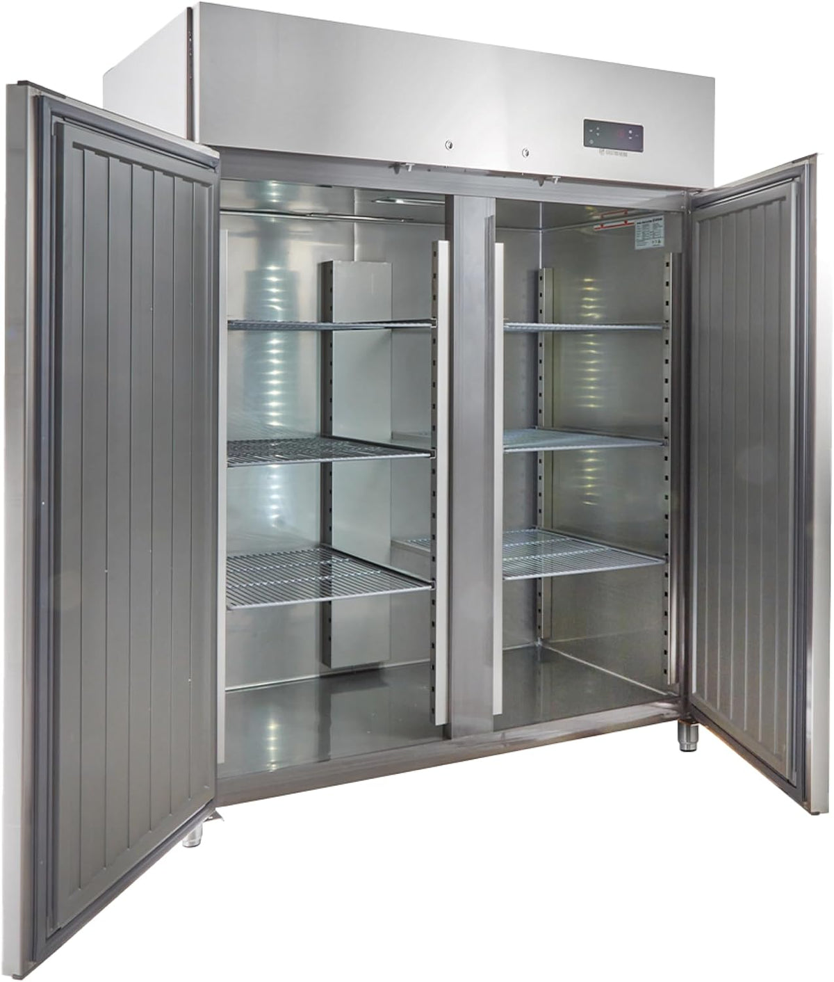 GastroHero Kühlschrank, 1350 Liter, Weiß, ECO 1300 GN 2/1 Monoblock Gastronomie Gastronomiebedarf, Großvolumiger freistehend Gewerbe