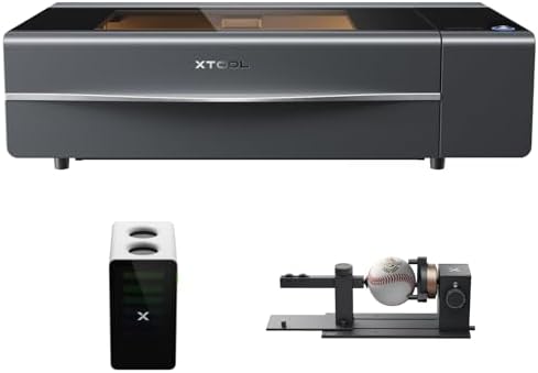 xTool Dunstabzugshaube, 55 W, Schwarz, P2S CO2 Laser Graviermaschine