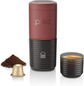 WACACO Kaffeemaschine, 20 bar, rot, elektrisch und tragbar, mit 4 Kaffeearten und schnellen Aufwärmen, 3 x 3000 mAh Akku