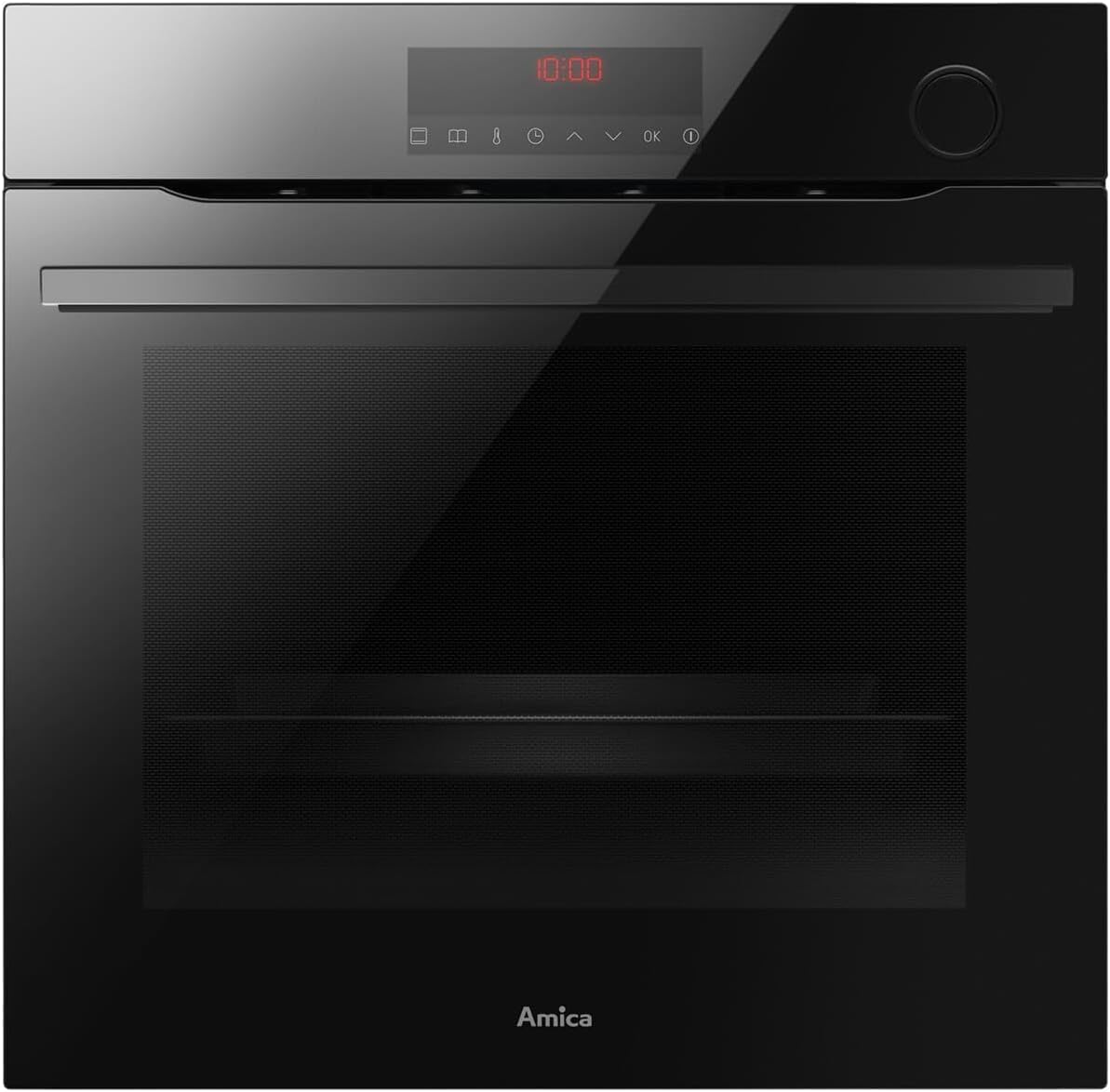 Amica Backofen, Schwarz, EBSX 949 610 S Dampf Glas