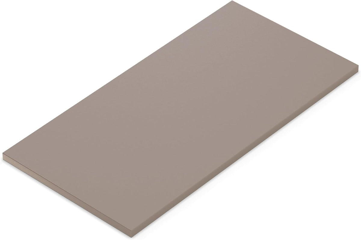 AUPROTEC Tischplatten, 200x100 cm, 19 mm, 2 mm, Taupe, Tischplatte Congo I Spanplatte mit ABS Kante &