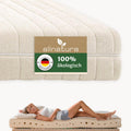 allnatura Matratze, 90x200 cm, Grau, 7-Zonen Naturlatex- Sanastar-Comfort