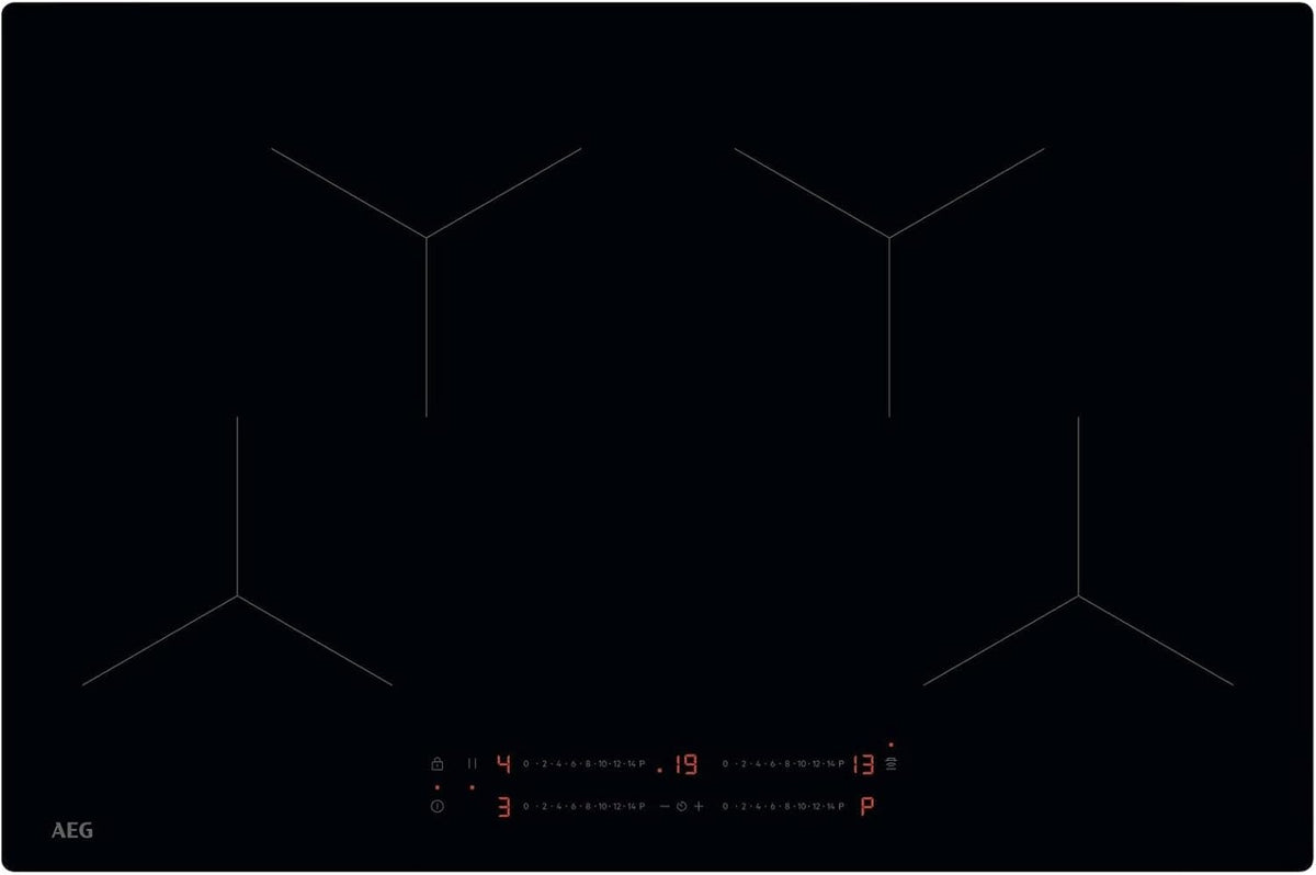 AEG Kochfeld, Schwarz, OIO84A00IB Induktions autark