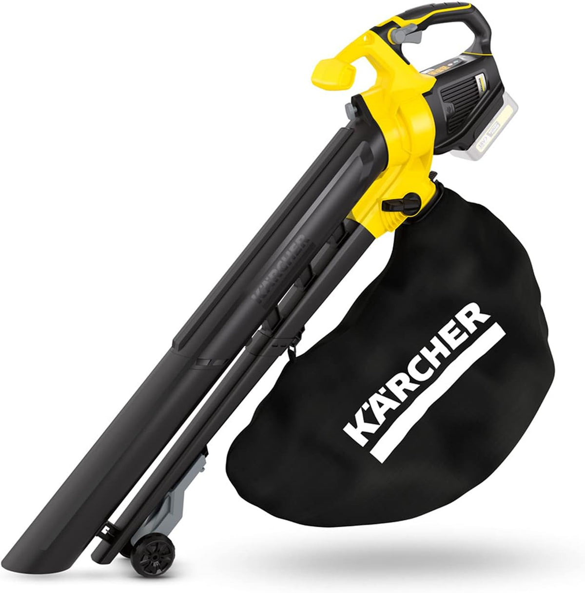 KÄRCHER Laubbläser, 3,5 kg, 18 V, 45 l, Gelb/Schwarz, Akku- und Laubsauger BLV 18-200 Battery, mit Mulchfunktion