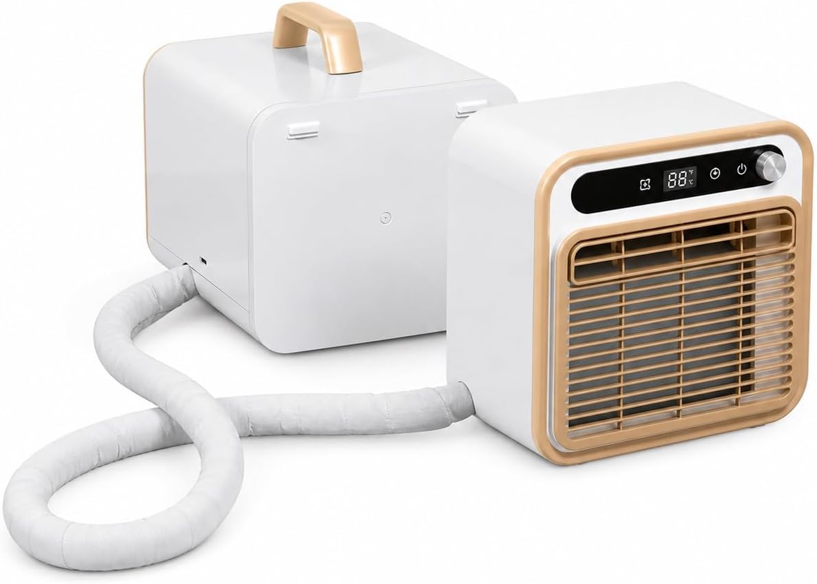 Split-Klimaanlage, 130m, Weiß, 5000 BTU Tragbare, Smart Leise Kühler mit Fernbedienung & App-Steuerung, 12H Timer