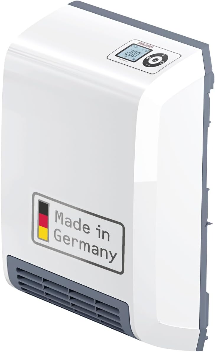 AEG Elektroheizkörper, 2000 W, 25 m, Grau, Heizlüfter VH 213, Keramik Heizlüfter energiesparend, für ca. ², TÜV geprüft