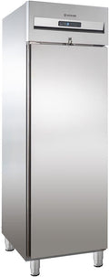 GastroHero Kühlschrank, 610 L, Silber, Tief, 3 Böden, Edelstahl TKSN-PROFI700