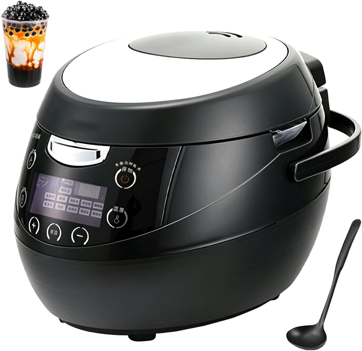 Vollautomatischer Monitor, 6 L, 8 L, Grau, Tapioka-Perlenkocher, / Antihaft-Bubble Tea Maker mit Smart Touch Panel &