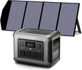 ALLPOWERS Powerstation, 1152 Wh, 1800 W, 140 W, 43 dB, Schwarz, Solargenerator, R1500 Tragbare mit Solarpanel