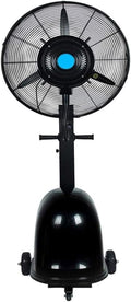 Pealihuy Ventilator, 260 W, 49 l, Aluminium, Weiß, Oszillierender Stand, kühlender Nebelspray, höhenverstellbar