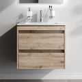 AM.PM Unterschränke, 54 cm, Eiche, Waschbeckenunterschrank Hängend mit Waschbecken, Badmöbel Set für Badezimmer & Gäste-WC