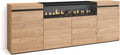 Skraut Home Sideboard, Schwarz