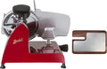 Berkel Allesschneider, Rot, Red Line 250 + Schneidebrett aus Esche und Edelstahl