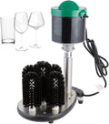 Kommerzielle Gläserreinigungsmaschine, 240 W, Edelstahl, Transparent, automatische Gläserspülmaschine für Bars und Cafés