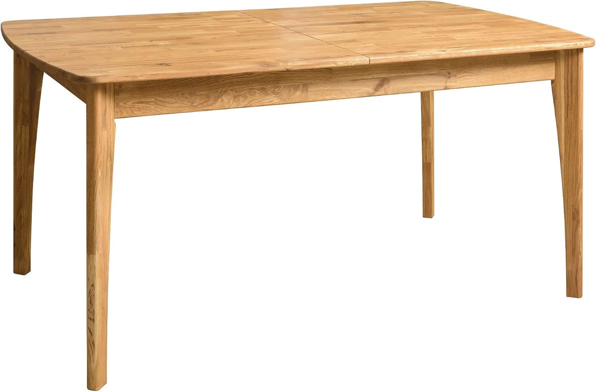 Nordic Story Esstisch, 190 x 80 x 75 cm, Natur, Monty (ausziehbar) • Tisch für Küche, Esszimmer & Wohnzimmer • Massivholz (Eiche) • Eiche •