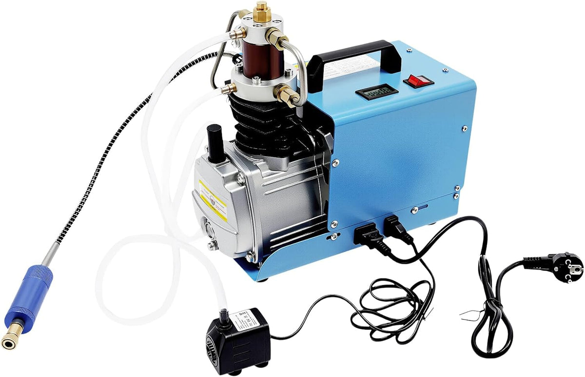 MIKIYUEER Kompressor, 300 Bar, 1800 W, Mehrfarbig, Elektrischer PCP 4500 PS, Luft Tauch, 13gal/min Luftdurchsatz