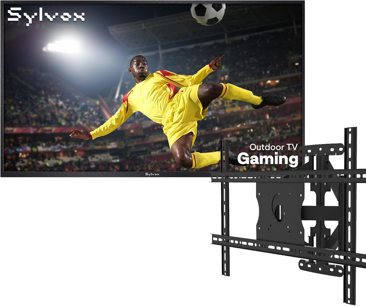 SYLVOX Fernseher, Schwarz, 55' Outdoor, 120Hz