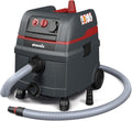 Starmix Nass-Trockensauger, 1600 W, 25 l, 5 m, Grau/Rot, ISC L-1625, Industriesauger Staubklasse L mit Gerätesteckdose &