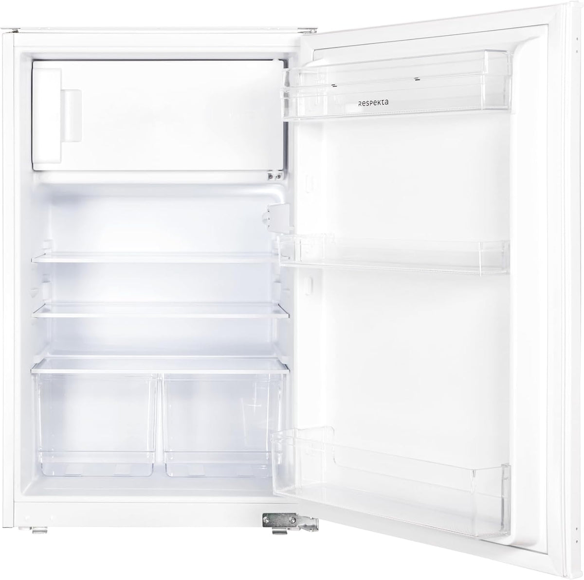 respekta Kühl-Gefrierkombination, 88 cm, 116 L, 39 dB, Weiß, Einbaukühlschrank mit Gefrierfach / Nutzinhalt/Wechselbarer