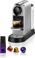 Nespresso Kaffeemaschine, 19 Bar, Silber, KRUPS CitiZ Original Kapselmaschine, 25 Sek. Aufheizzeit, 2 Tassengrößen