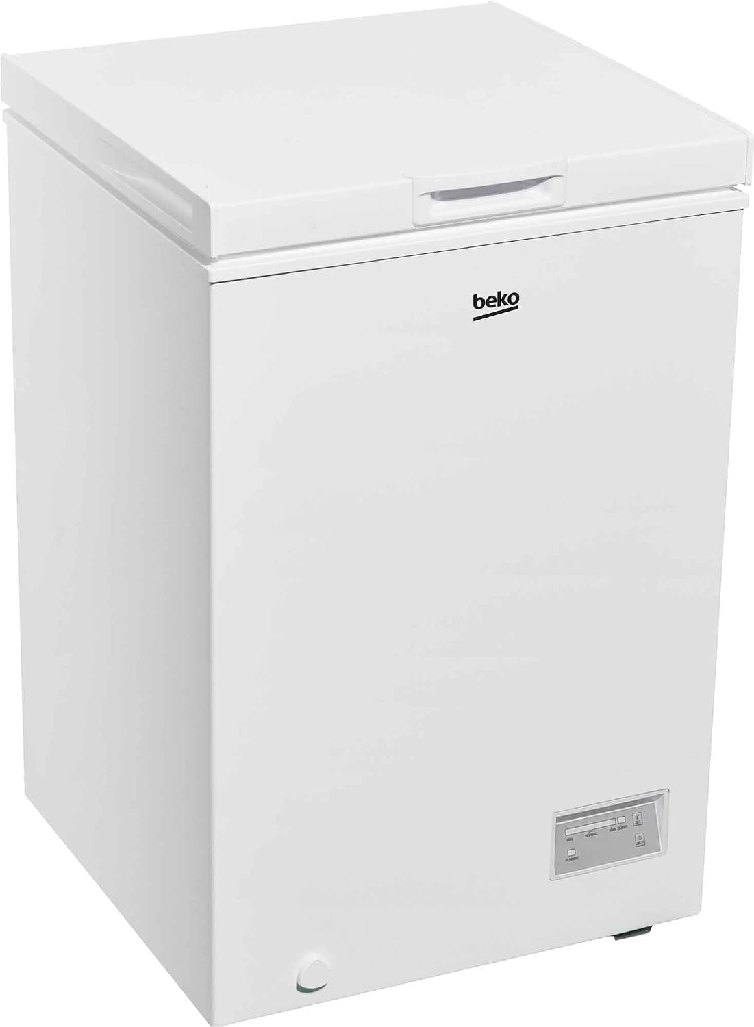 BEKO Gefrierschrank, Weiß, CF100EWN -, horizontal, Klasse E, statisch, Gesamtvolumen Netto: 98lt, elektronische Steuerung