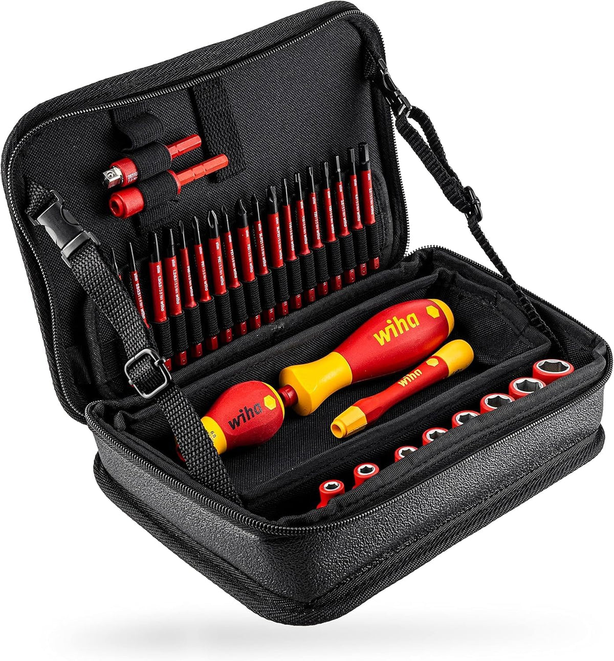 Wiha Werkzeug-Sets, Schwarz, Elektriker Werkzeug Set slimVario - 32-teiliges