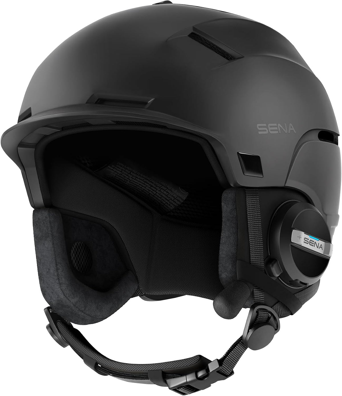 Sena Audiogerät, Transparent, Latitude S2 Snow Sports Smart Helm mit, Snowboarden (Größe M)