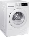 Samsung Wäschetrockner, 9 kg, Weiß, DV90DG52A0TEEG Wärmepumpentrockner DV5000D, EEK: C, mit LED-Display, SmartThings-App
