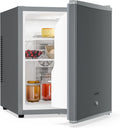 Klarstein Mini-Kühlschrank, 44 L, Weiß, Kühlschrank - mit Glastüre, für Getränke & Snacks, Kühlschrank Klein & Leise
