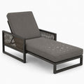 AZMAHT Liegen, 178x59x10 cm, Grau, Auflage für Sonnenliege Wetterfest, Garten -Auflage mit 50D Schaumstoff, Wasserabweisendes Polyester