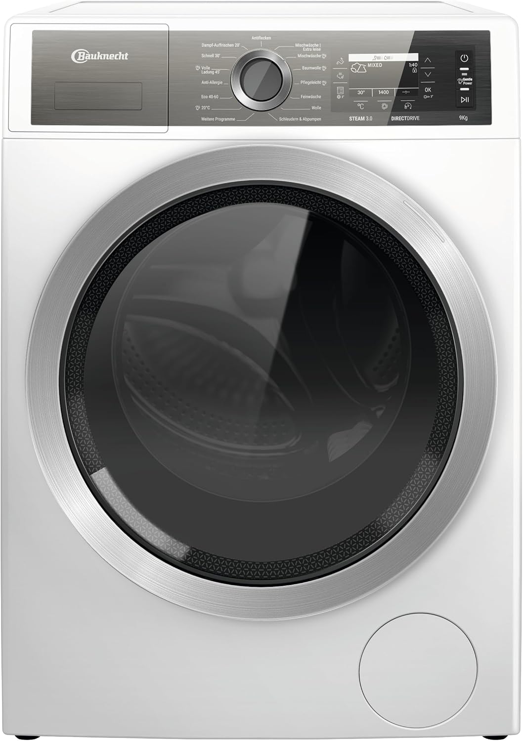Bauknecht Waschmaschine, Weiß, B7 99 SILENCE DE /Gentle-Power/A-30%/