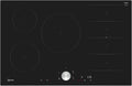 NEFF Kochfeld, 80 cm, Schwarz, T68FTV4L0, N 90, Induktions, autarkes Glaskeramik- breit, Twist Pad, Flex Induction