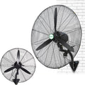 asdchZen Ventilator, Weiß, 27-Zoll-Hochgeschwindigkeits-Wand, Leistungsstarker Stand Mit 120°-Oszillation, 3-Stufiger Neigungsverstellung