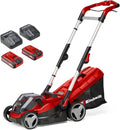 Einhell Rasenmäher, 3,0 Ah, 34 cm, 300 m, 65 mm, Rot/Schwarz/Silber, Akku- RASARRO 36/34 Kit Power X-Change (36 V