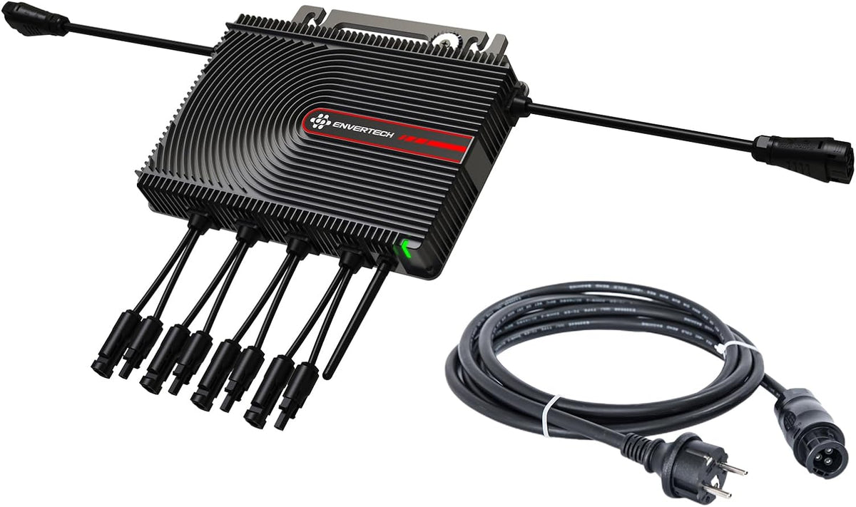 Environ Monitor, 2000 W, Schwarz, ENVERTECH EVT2000SE Micro-Wechselrichter mit integriertem