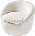 Riess Ambiente Lounge- & Cocktailsessel, 76 cm, beige, Sessel ALPINE - - - Bouclé-Stoff drehbar Armlehne