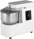 GastroHero Knet- & Rührmaschinen, 20 L, Weiß/Silber, Teigknetmaschine I Knetmaschine Pizzateig und Brotteig I