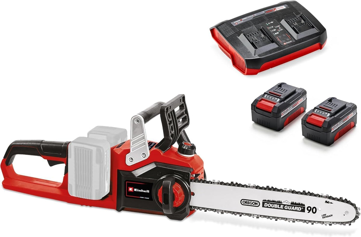 Einhell Kettensäge, 4,0 Ah, 33 cm, 36 V, 15 m, Schwarz, Akku- GE-LC 36/35 Li Power X-Change (Li-Ion, Schnittlänge